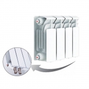 Биметаллический радиатор Rifar Base Ventil 200, 4 секции, с нижним правым подключением