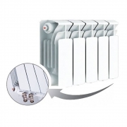 Биметаллический радиатор Rifar Base Ventil 200, 5 секций, с нижним правым подключением